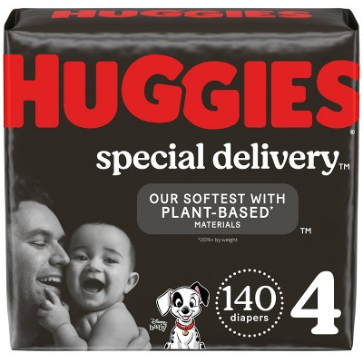 Huggies Special Delivery Hypoallergenic Baby Disposable Diapers Economy Plus Pack - Size 4 - 140ct