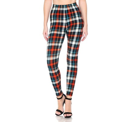 Slickblue Multi Printed Leggings, High Waisted, Elasticized Waist Band, Women's Activewear, Multicolor, One Size
