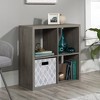 29.921"4 Cube Organizer Mystic Oak - Sauder: Home Office Cubby Bookcase, MDF Construction - 3 of 4
