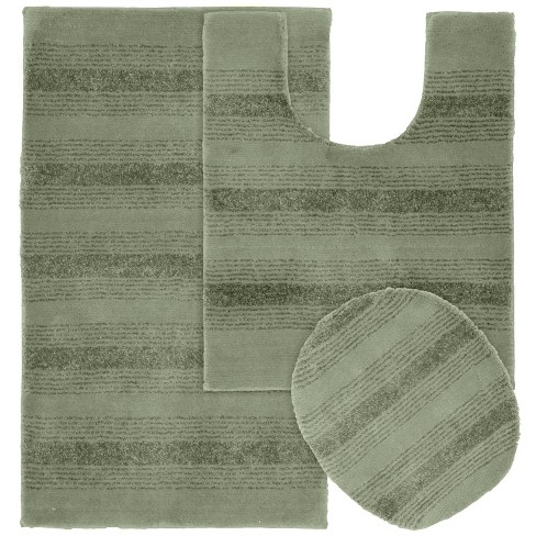3pc Nylon Washable Bathroom Rug Set - Garland Rug : Target