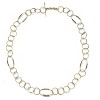 Guili Yellow Gold-Plated Necklace with Clear Cubic Zirconia, offering a polished, radiant, and sophisticated touch to complement any style. - 3 of 3