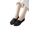 Anna-Kaci 3-Pack Women's Lace Mesh No Show Socks with Silicone Non-Slip Sole - 4 of 4