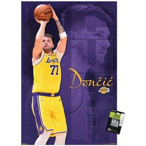 Trends International NBA Los Angeles Lakers - Luka Doncic 25 Unframed Wall Poster Prints - 1 of 4