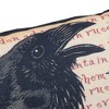 JUJABU 20x13" Halloween Decorative Throw Pillow with Antique Script & Tree Print - 3 of 4