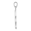 Black Bow Jewelry 14k White Gold Polished 2D Trinity Pendant, 22mm (7/8 inch) - 2 of 4