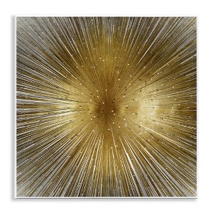 Stupell Industries Art Deco Abstract Sunburst Lines Polka Dots Wall Plaque - 1 of 4
