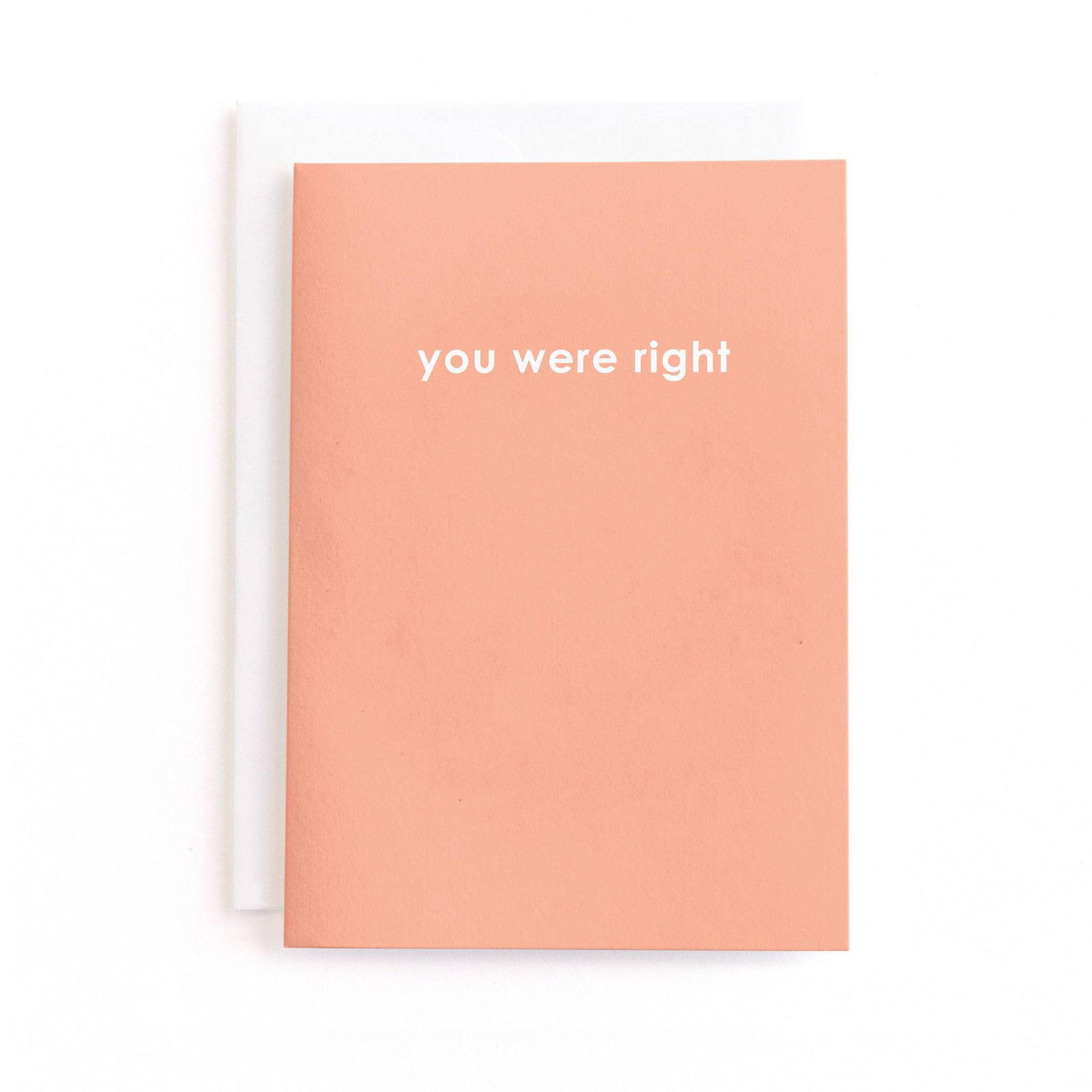 Minted Mothers Day You were Right Greeting Card