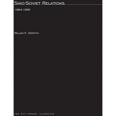 Sino-Soviet Relations, 1964--1965 - (MIT Press Classics) by  William E Griffith (Paperback)