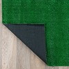 World Rug Gallery Artificial Turf Solid Grass Indoor Outdoor Area Rug - image 4 of 4