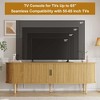 Jojoka 70.1" TV Cabinet with Storage & Sliding Doors, Modern Entertainment Center for TVs up to 65", Media Console Table - 3 of 4