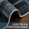 Modern Washable Area Rug, Geometric Pattern Throw Carpet with Non Slip Backing, Stain Resistant Floor Cover for Living Room - 2 of 4