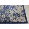 Nourison Ararat Ivory/Navy Area Rug ARA05 2'2" x 7'6" - image 4 of 4