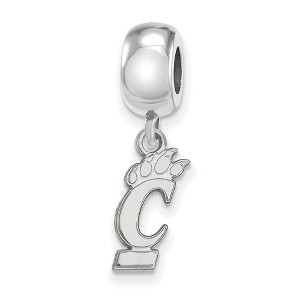Black Bow Jewelry Sterling Silver Cincinnati Bearcats NCAA Bead Charm - 1 of 4