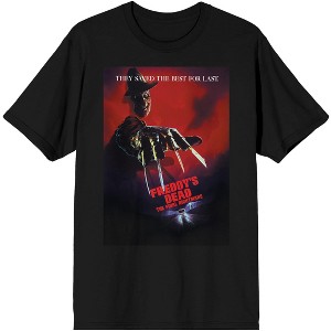 Nightmare on Elm Street They Saved the Best for Last Men's Black Graphic Tee - 1 of 1