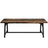 Lirago 6FT Large Conference Table Modern Executive Desk Sturdy Steel Frame Durable Workstation for 6-8 People Office Meeting Room Home Brown - 2 of 4
