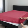 Microfiber Fitted Sheets Deep Pocket Up to 16-Inch , Ultra Soft , Easy Fit , Hypoallergenic Fitted Bed Sheets - Lux Decor Collection - 2 of 4