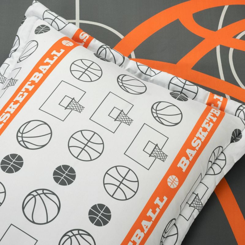 Kids' Basketball Game Reversible Oversized Comforter - Lush Décor, 6 of 9