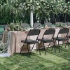 Faux Leather Padded Foldable Chair Set,Commercial Folding Chairs,Home Office Picnic Camping Chair,Upholstered Dining Room Chair-Cuddlewood - 2 of 4