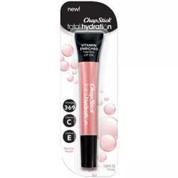Chapstick Total Hydration Tinted Lip Oil - Nearly Nude - 0.12oz