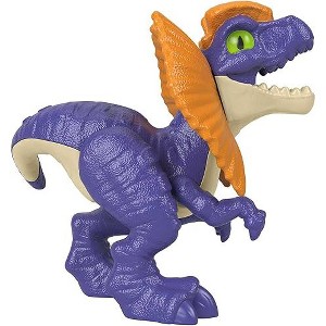 Fisher-Price Imaginext Jurassic World Dilophosaurus Poseable Dinosaur Figure for Creative Play Ages 3+ - 1 of 4