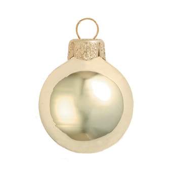 12 Gold & Silver Shatterproof Glitter C9 Light Bulb Christmas Ornament