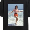 Beverly Hills 90210 Beach Brenda Adult Black Crew Neck Short Sleeve T-shirt - 2 of 3