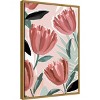 16" x 23" Dreamy Petals II by Isabelle Z Framed Canvas Wall Art - Amanti Art: Modern Lithograph, Vertical, Sawtooth Back Mount - 2 of 4