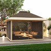 GustoWave Patio 12x12 FT Gazebo Tent Outdoor Pop Up Canopy Tent - 2 of 4