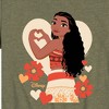 Girls' - Disney Princess - Love Moana Short Sleeve Graphic T-Shirt - 2 of 4
