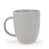 Elanze Designs Raw Clay Bottom Cool Assorted 13 ounce Ceramic Coffee Mugs Set of 4 - 2 of 4