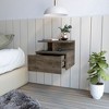 NicBex Floating Nightstand,  Modern Night Stand with 1 Drawer, Wall Mounted Nightstand for Bedroom - 2 of 4