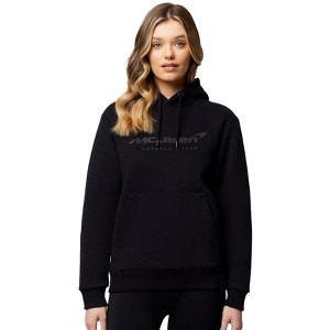McLaren F1 Women's Core Essentials Logo Hoodie (Black, XXS) - 1 of 2
