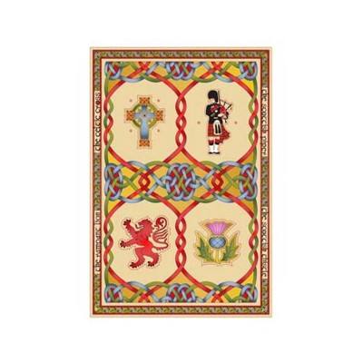 Slickblue Tea Towel & Pot Holder Set – 100% Cotton with Highland Cow, Scottish Thistle, or Celtic Tree of Life Designs