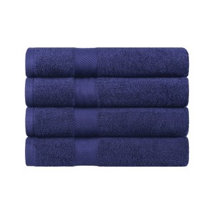 Modern Solid Classic Premium Luxury Cotton 6 Piece Hand Towel Set by Blue Nile Mills - 1 of 4