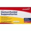 Leader Hemorrhoidal Suppositories 12 ea - 2 of 4