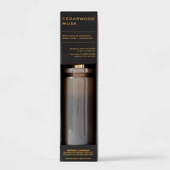 100ml Cedarwood Musk Black Label Fiber Oil Reed Diffuser - Threshold™