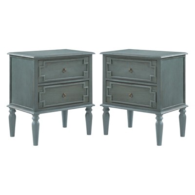 Dietmar 28"Tall 2-Drawer Nightstand Set of 2 | HULALA HOME