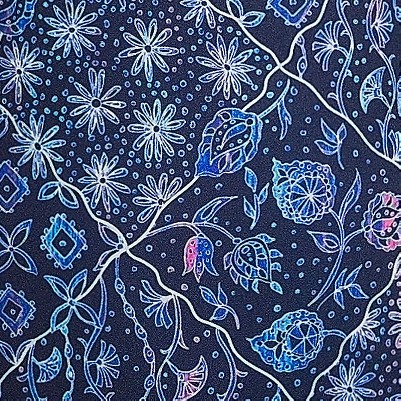 deep sea navy/multi floral mix