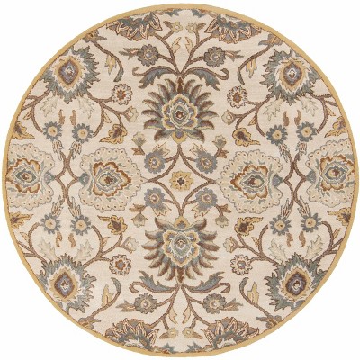 Hauteloom Caesar  Hand Tufted Tan 1012 Wool Rug