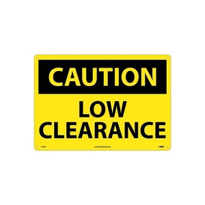 National Marker Low Clearance 14X20 .040 Aluminum Caution Sign C552AC - 1 of 1