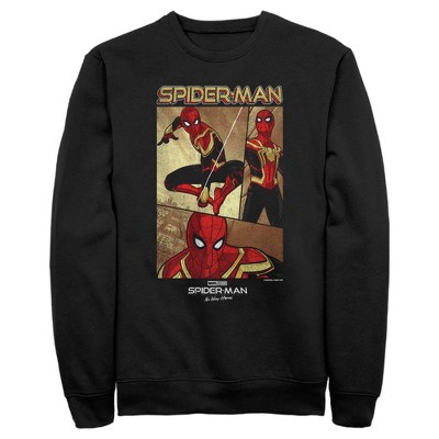 Men's Marvel Spider-man: No Way Home Three Panel Poster Sweatshirt ...