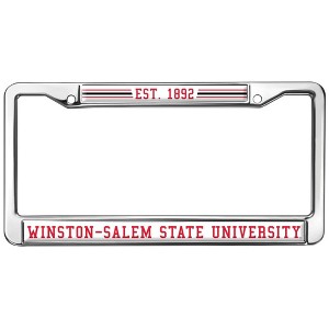 Winston-Salem State University Full Size Standard License Plate Metal Frame - 1 of 4