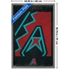 Trends International MLB Arizona Diamondbacks - Logo 25 Framed Wall Poster Prints - 3 of 4