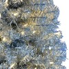 Kurt S. Adler 7' Pre-Lit Warm White LED Winchester Siver Pine Pencil Tree - 2 of 2