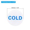 Unique Bargains Acrylic Self-Adhesive Decor Home Business Hot/Cold Water Label - 2 of 4