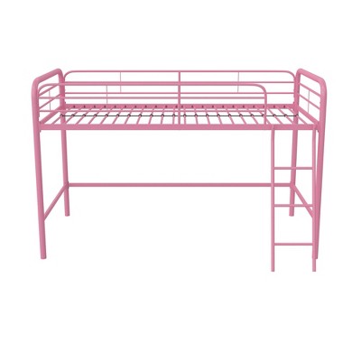 Dhp Jett Junior Twin Metal Loft Bed, Pink : Target