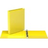 1" Premium Round Ring Binder 6pk Customizable View Yellow - Easyview: Polypropylene, 200 Sheet Capacity, 2 Pockets - 2 of 2