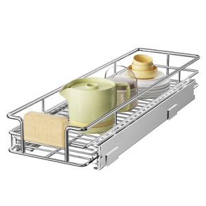 LOVMOR Pull Out Cabinet Organizer with Wooden Handle - 1 of 4