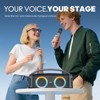 SUGIFT Portable Bluetooth Speaker with 360° Stereo Sound, Karaoke Microphone, RGB Lights, Waterproof Design, and Long Battery Life - 4 of 4