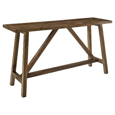 target metal console table